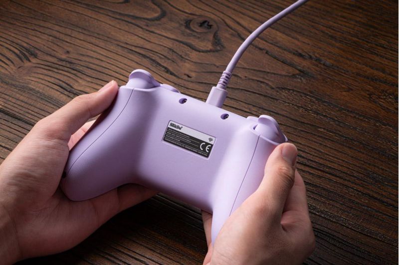 Controlador con cable 8Bitdo Ultimate 2C Hall Effect Purple