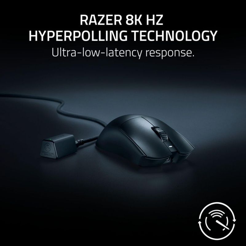 Ratón inalámbrico para juegos Razer Viper V3 Pro 35000 DPI negro