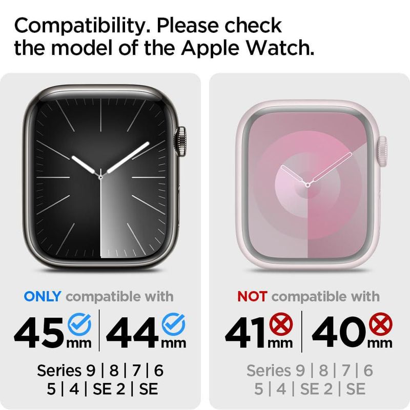 Funda para Apple Watch con correa Spigen Rugged Armor Pro de 45 mm/44 mm