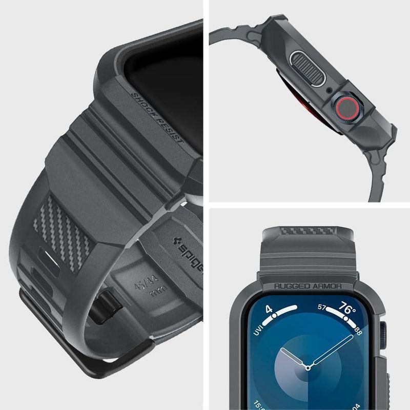 Funda para Apple Watch con correa Spigen Rugged Armor Pro de 45 mm/44 mm