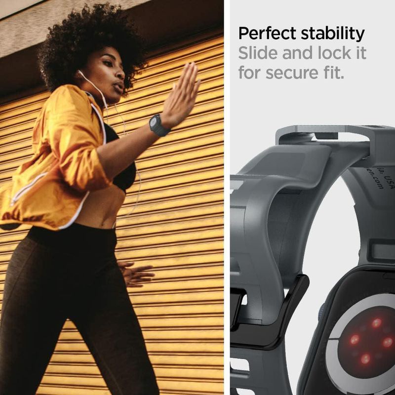Funda para Apple Watch con correa Spigen Rugged Armor Pro de 45 mm/44 mm