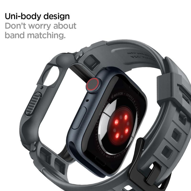 Funda para Apple Watch con correa Spigen Rugged Armor Pro de 45 mm/44 mm