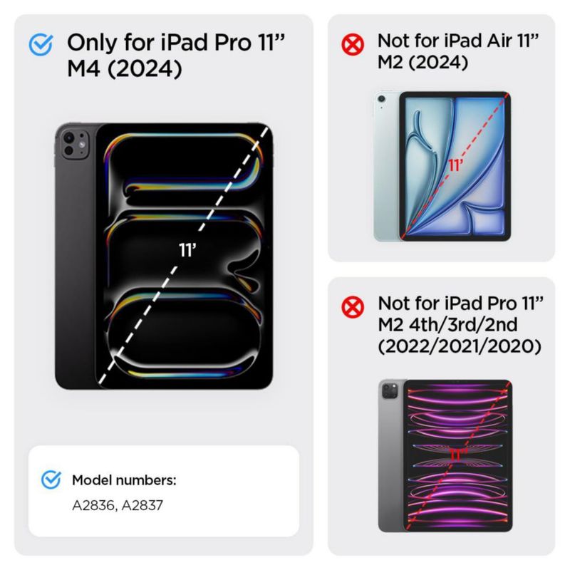 Funda Spigen Rugged Armor Pro para iPad Pro M4 de 11 pulgadas (2024)