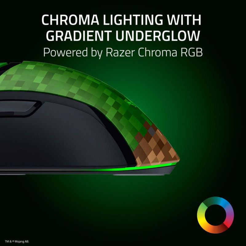 Ratón para juegos Razer Cobra Lightweight 58g 8500 DPI Minecraft