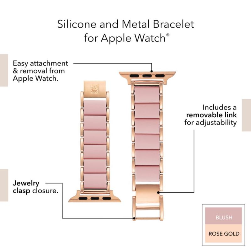 Correa de repuesto para Apple Watch Anne Klein Silicone Fashion