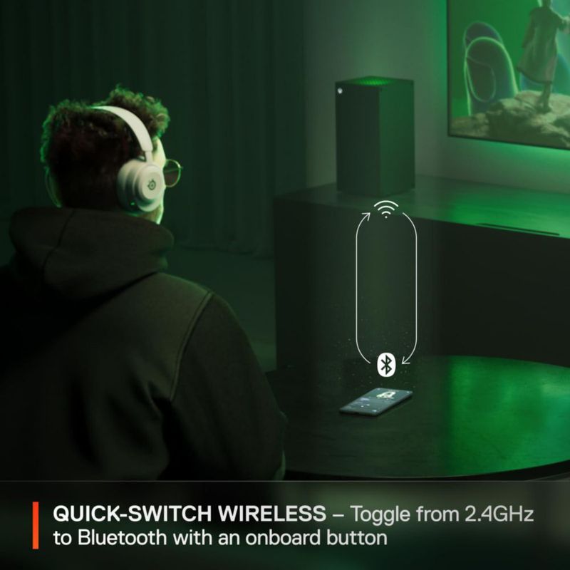 Auriculares para juegos SteelSeries Arctis Nova 5X inalámbricos blancos
