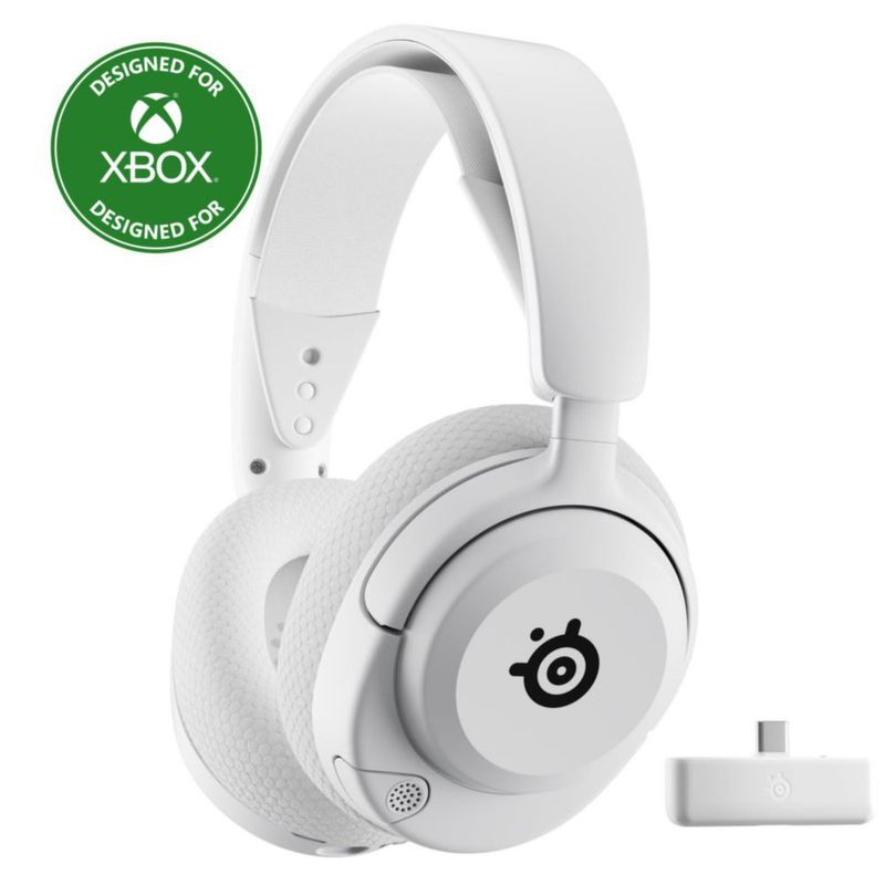 Auriculares para juegos SteelSeries Arctis Nova 5X inalámbricos blancos