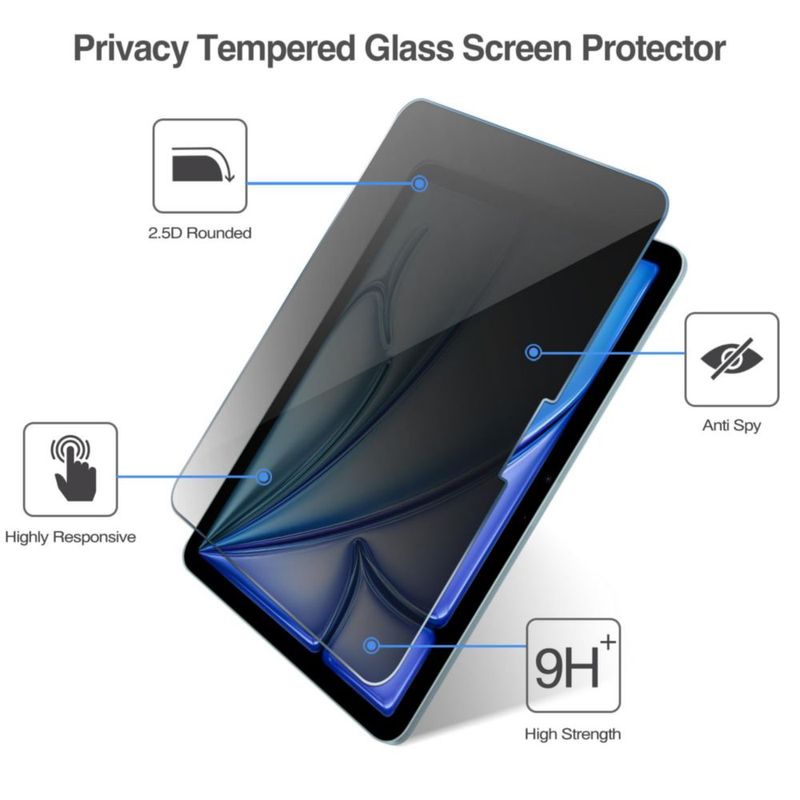 Protector de pantalla de privacidad ProCase para iPad Air 11 7.ª y 6.ª generación