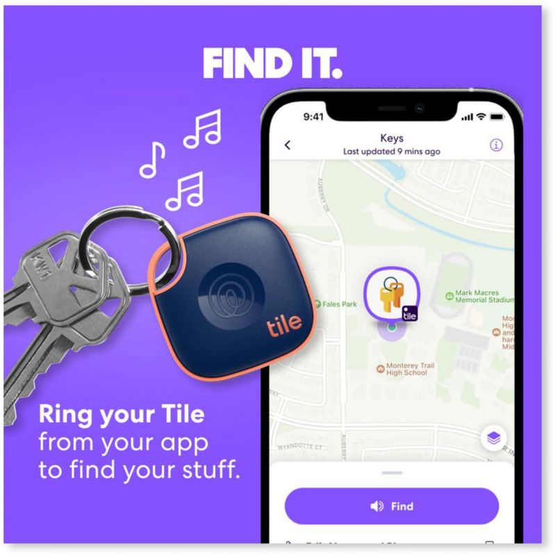 Logotipo rastreador Bluetooth de Life360 Mate para llaves y bolsos