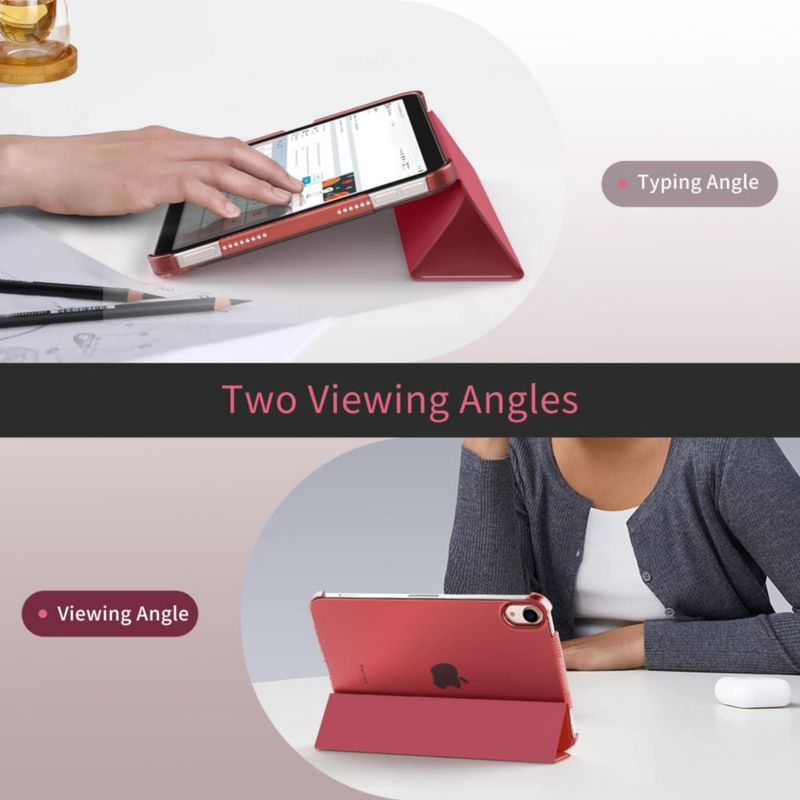 Funda para Tablet MoKo iPad Mini 7 8.3" Slim Soporte Vino Rojo