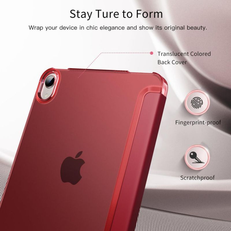 Funda para Tablet MoKo iPad Mini 7 8.3" Slim Soporte Vino Rojo