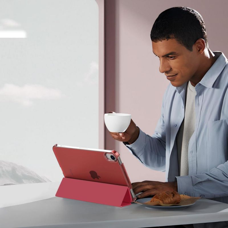 Funda para Tablet MoKo iPad Mini 7 8.3" Slim Soporte Vino Rojo