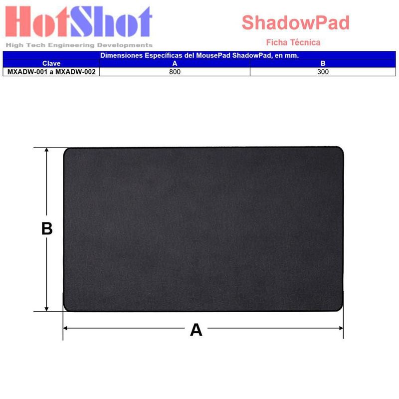Mousepad Gamer MXADW-001 ShadowPad Mousepad Grande