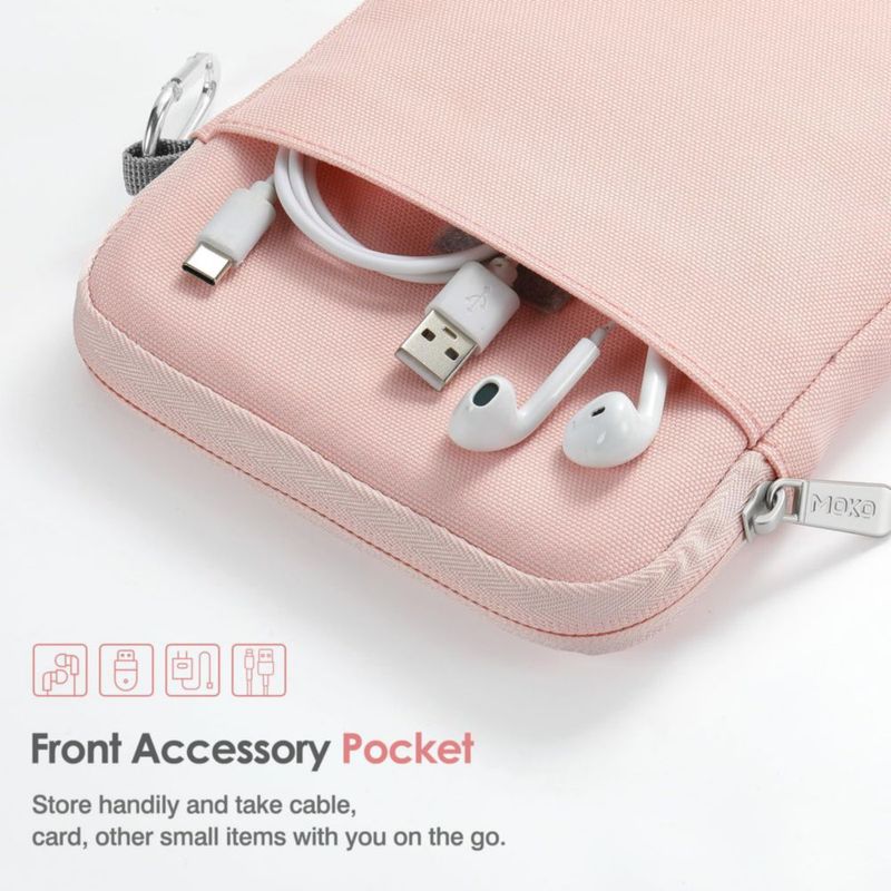 Funda MoKo para Kindle 21x15cm Nylon Rosa 6-7 Pulgadas