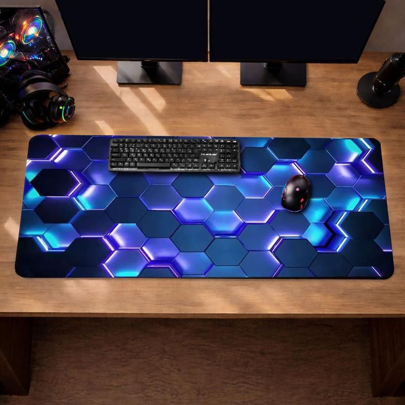 Mousepad Gamer MXXBA-001 HexaBluePad Mousepad Grande