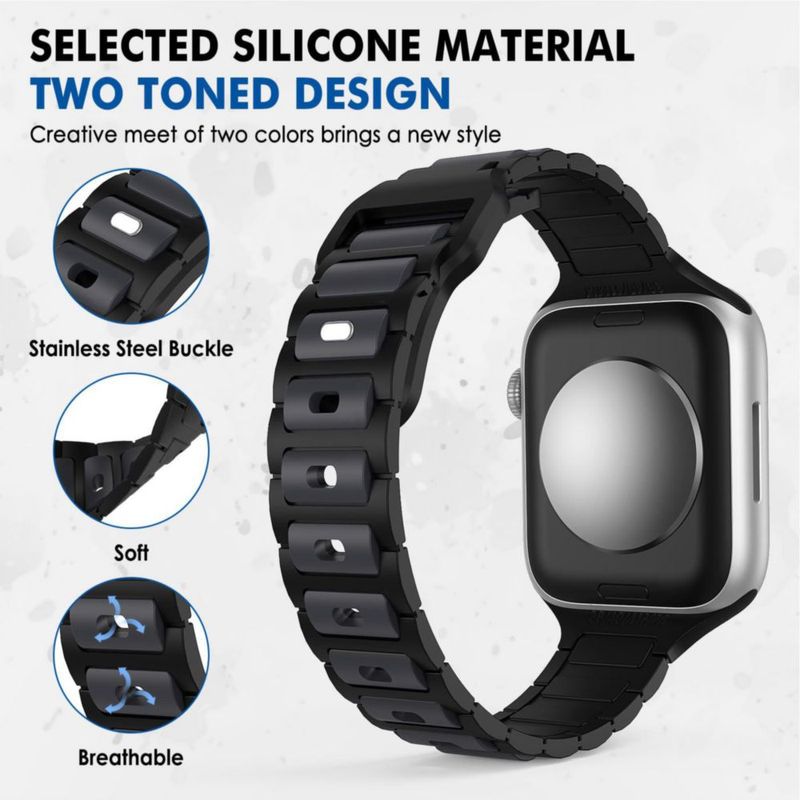 Correa Deportiva de Silicona MoKo para Apple Watch Ultra 2 38-41mm