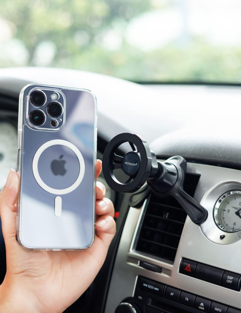 Soporte magnético para coche ProFezzion para iPhone MagSafe de metal