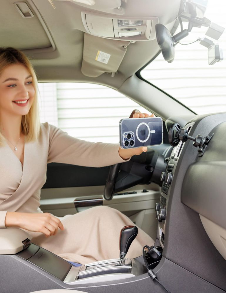 Soporte magnético para coche ProFezzion para iPhone MagSafe de metal