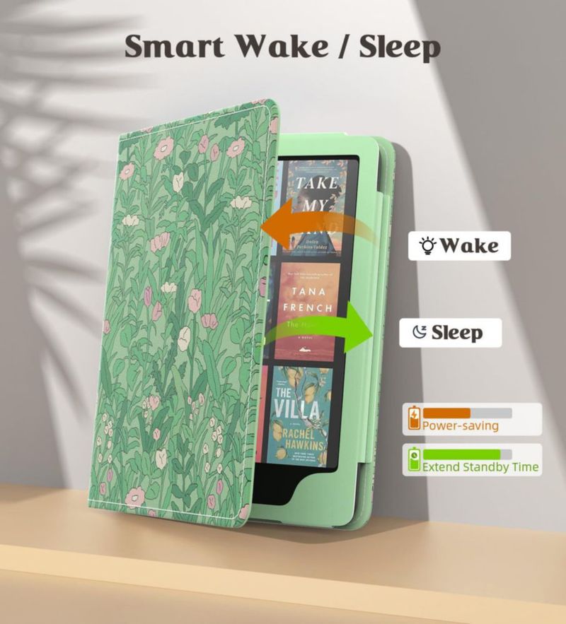 Funda MoKo para Kindle Paperwhite de 12.ª y 11.ª generación con función de activación automática