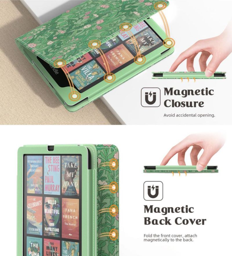 Funda MoKo para Kindle Paperwhite de 12.ª y 11.ª generación con función de activación automática