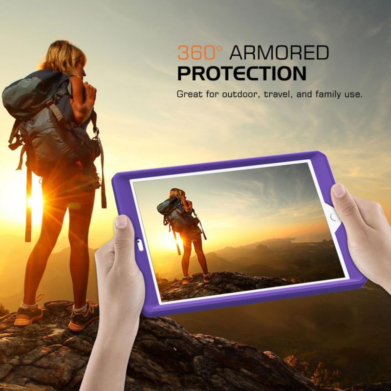 Funda para Tablet MoKo iPad 9.7 2018/2017 Antigolpes Morada