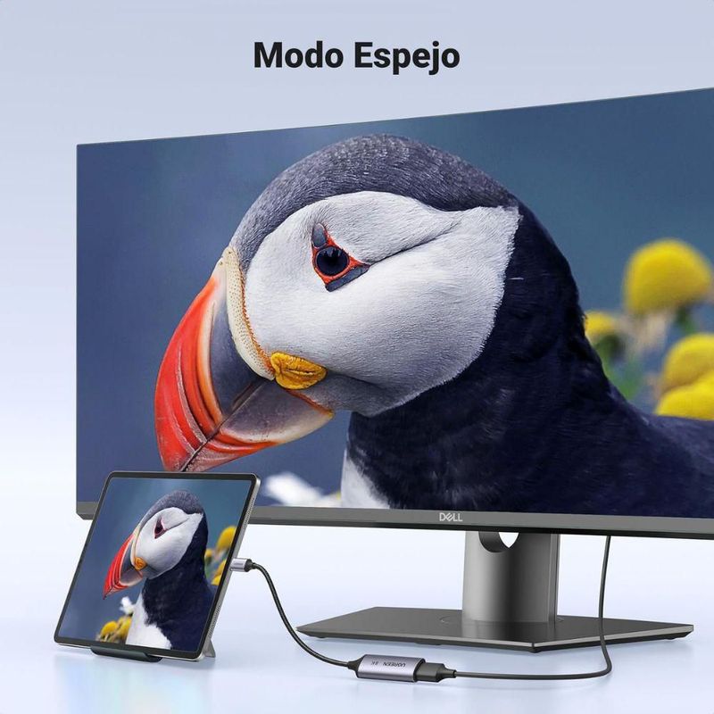 Adaptador UGREEN USB-C a DisplayPort 1.4 - 8K Ultra HD @60Hz y 4K @240Hz