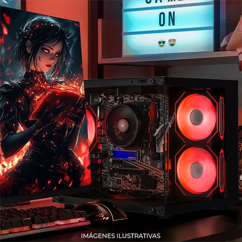 Xtreme pc gaming radeon vega ryzen 7 16gb ssd 500gb black