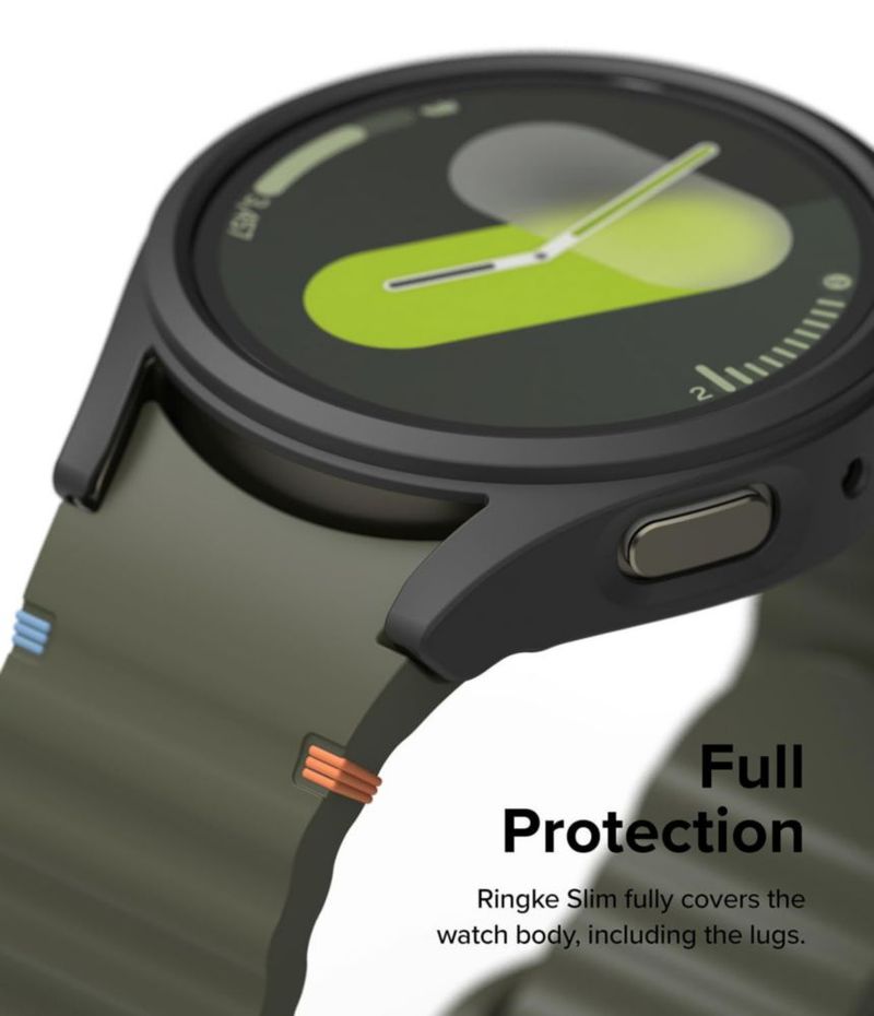 Funda y protector de pantalla de cristal Ringke Slim para Samsung Galaxy Watch 7 de 44 mm