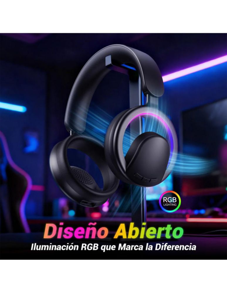 Audífonos Petukita Box B16 RGB Negro