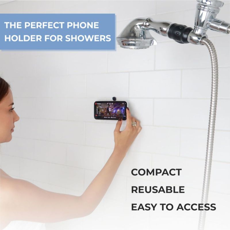 Soporte de teléfono portátil hula+ MagSafe para ducha y más