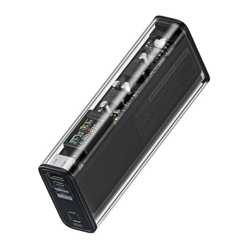 Power Bank Sharge Shargeek 140 20000mAh 140W PD Pantalla Negra