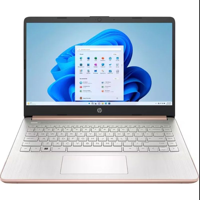 Laptop Notebook HP 14-stream Intel N150 4gb Ram, 128gb Ssd Pale Rose