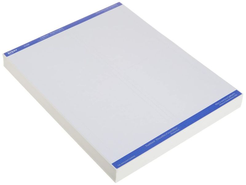 Etiquetas de envío Impresoras láser Avery Printable 400 5168