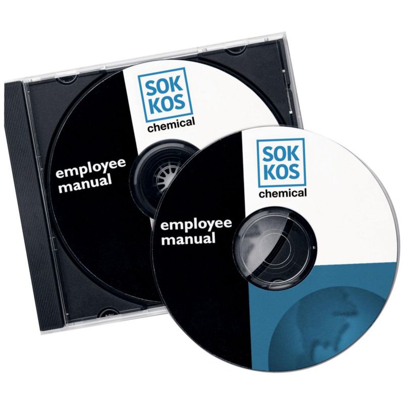 Etiquetas de CD imprimibles Avery Matte White 50 discos y 100 lomos