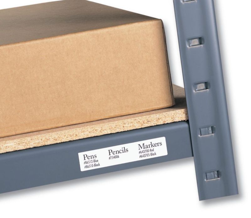 Etiquetas de identificación Avery Durable White Cover Up para impresora láser