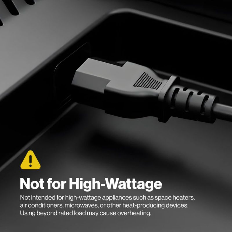Cable de alimentación LORDTRONICS de 20 pies 3 clavijas 10 A 125 V para monitor TV PC