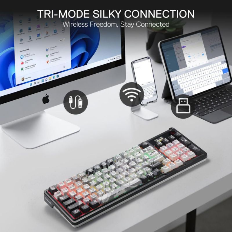 Teclado para juegos Redragon K719 PRO inalámbrico de 95 teclas