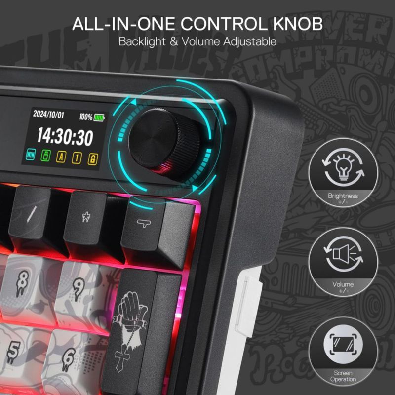 Teclado para juegos Redragon K719 PRO inalámbrico de 95 teclas