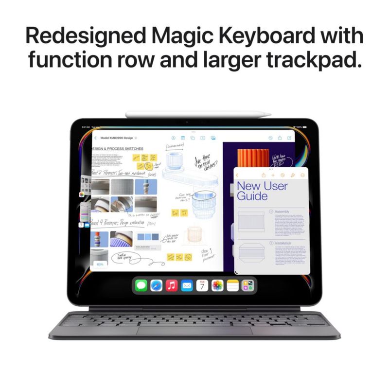 Funda Teclado Mágico Apple para iPad Pro 11" M4 Blanco