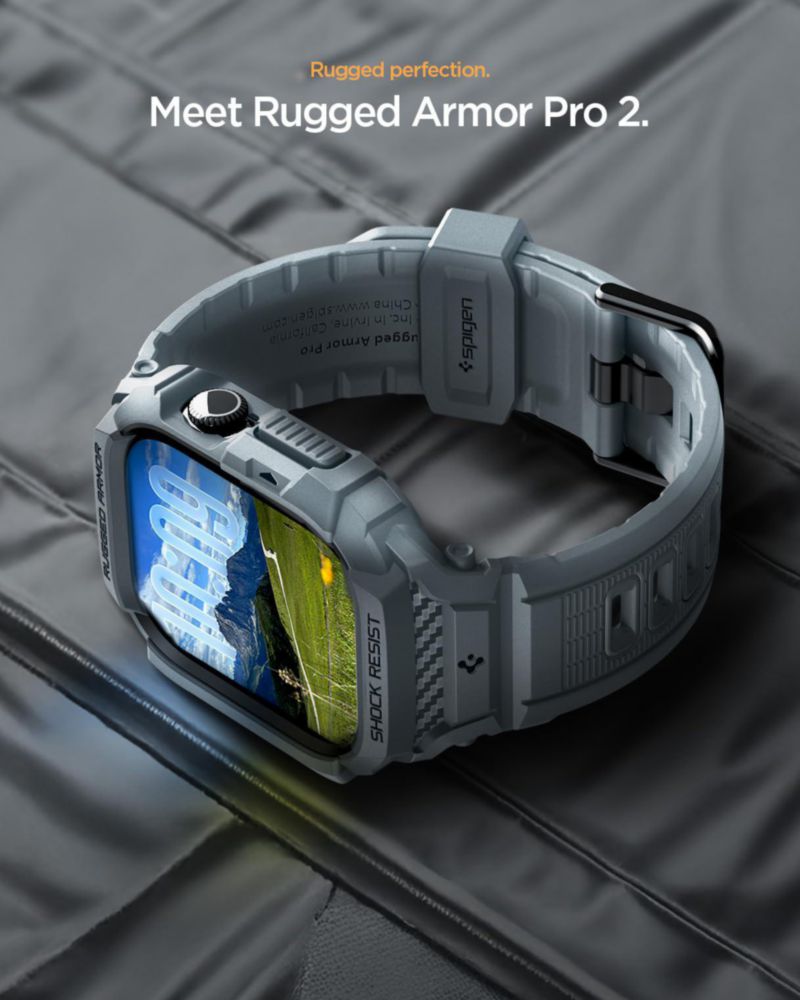 Funda para Reloj Spigen Rugged Armor Pro 2 46mm Gris Oscuro