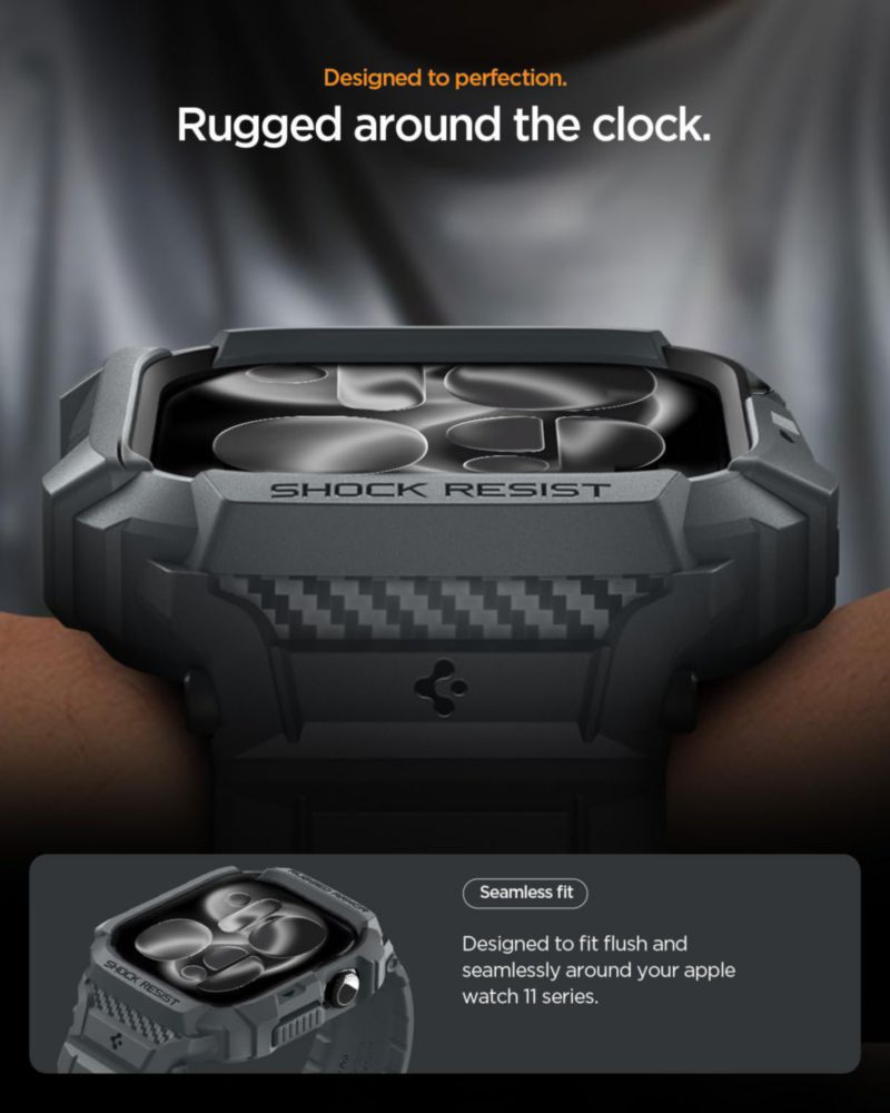 Funda para Reloj Spigen Rugged Armor Pro 2 46mm Gris Oscuro