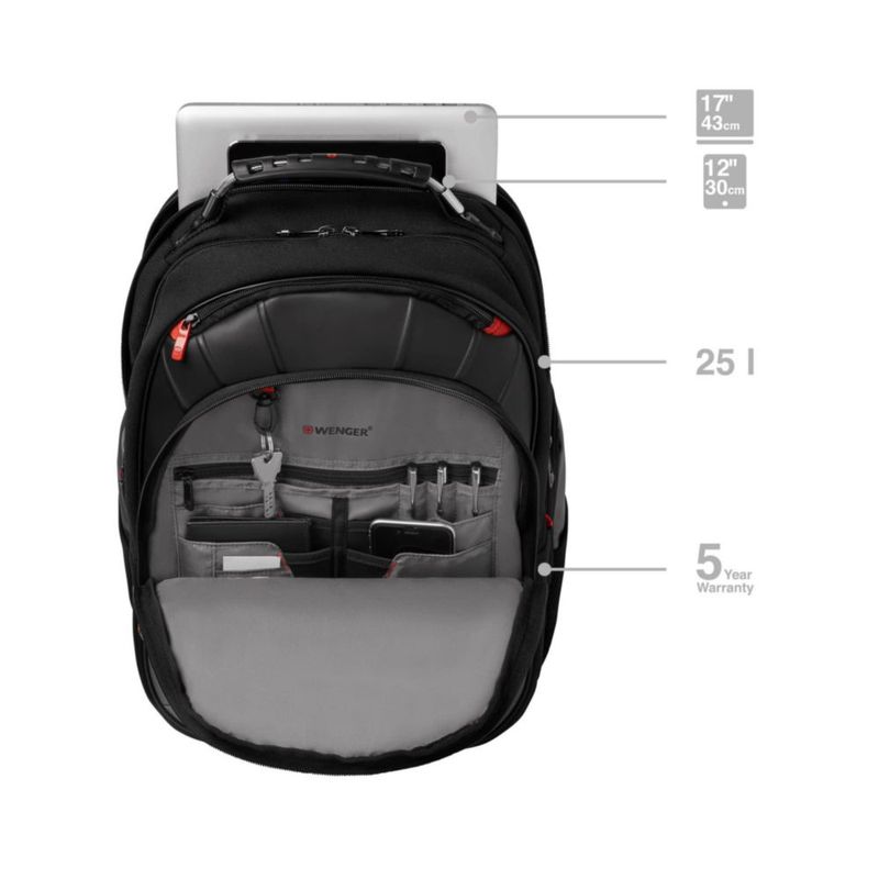 Mochila Wenger PEGASUS para ordenador portátil de hasta 17 pulgadas