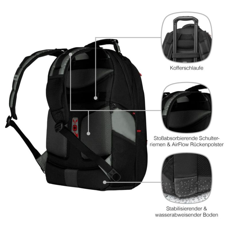 Mochila Wenger PEGASUS para ordenador portátil de hasta 17 pulgadas