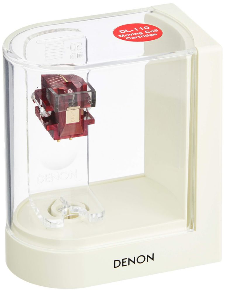 Cartucho Denon DL-110 de bobina móvil de alto rendimiento para tocadiscos