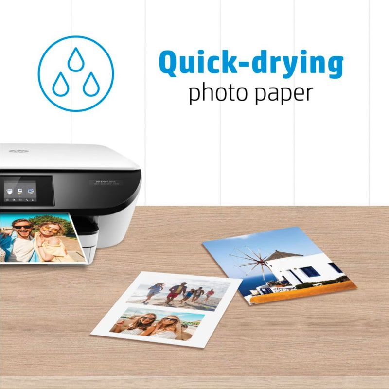 Papel fotográfico HP Everyday Glossy 8.5 x 11 pulgadas 50 hojas Q8723A