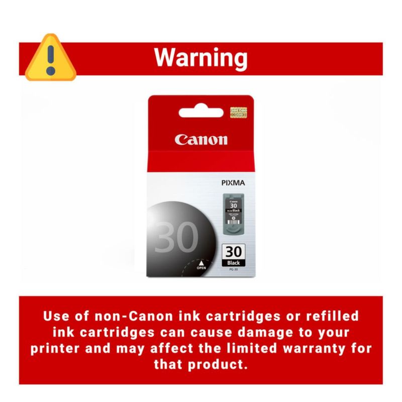 Cartucho de tinta Canon PG-30 negro original iP2600/1800 MX310/300/210