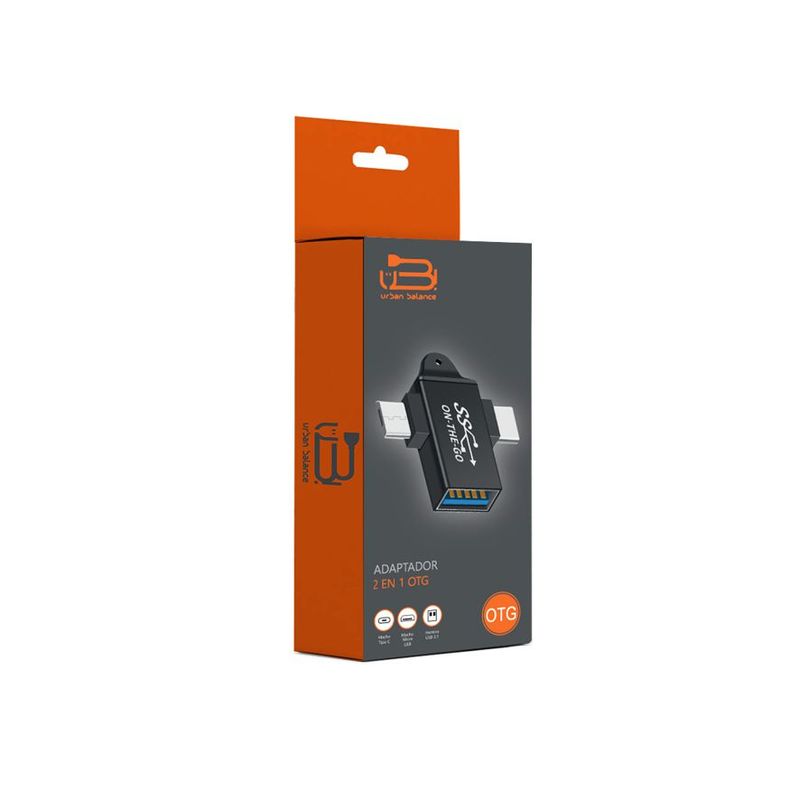 Adaptador OTG 2 EN 1