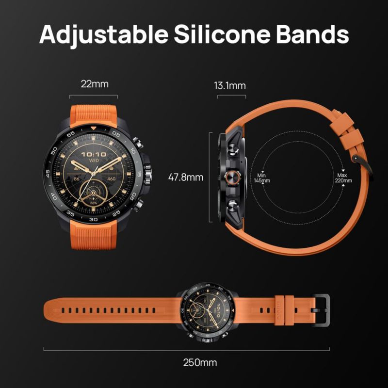 Reloj inteligente mibro GS Explorer S Rugged Military para hombre