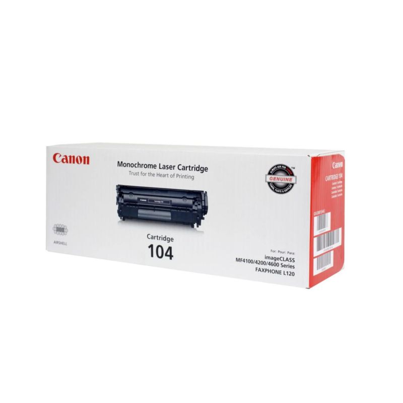 Cartucho de tóner Canon 104 negro (0263B001) paquete de 1