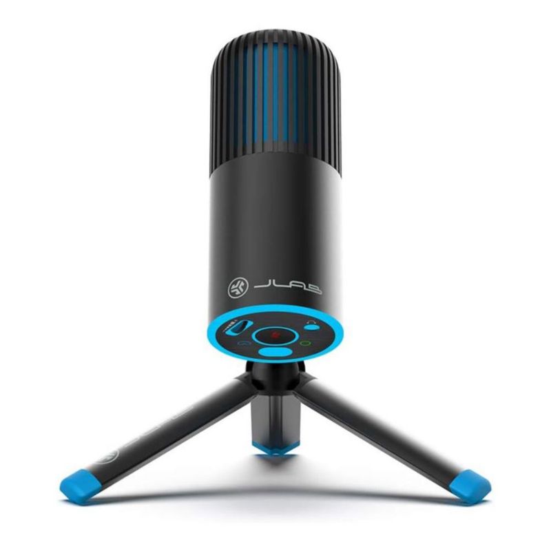 JLab Talk Go Micrófono USB 96kHz USB-C - Cardioide/Omnidireccional – Con Control de Volumen y Mute